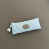 Creative Design Retro Kawaii Pencil Case Cute Cartoon Clover Star Stationery Storage Large Capacity Student Pencil Bag