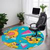 1pc CatDog Office Round Area Rug, Bedroom Living Room Home Decor, Room Deco,  Offic A1016081