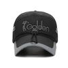 Printing Letter Golden Baseball Cap Sporty Visor Cap Sun Protection Gift Fashion