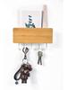 Japanese Solid Wood Wall Hook Rack for Entryway