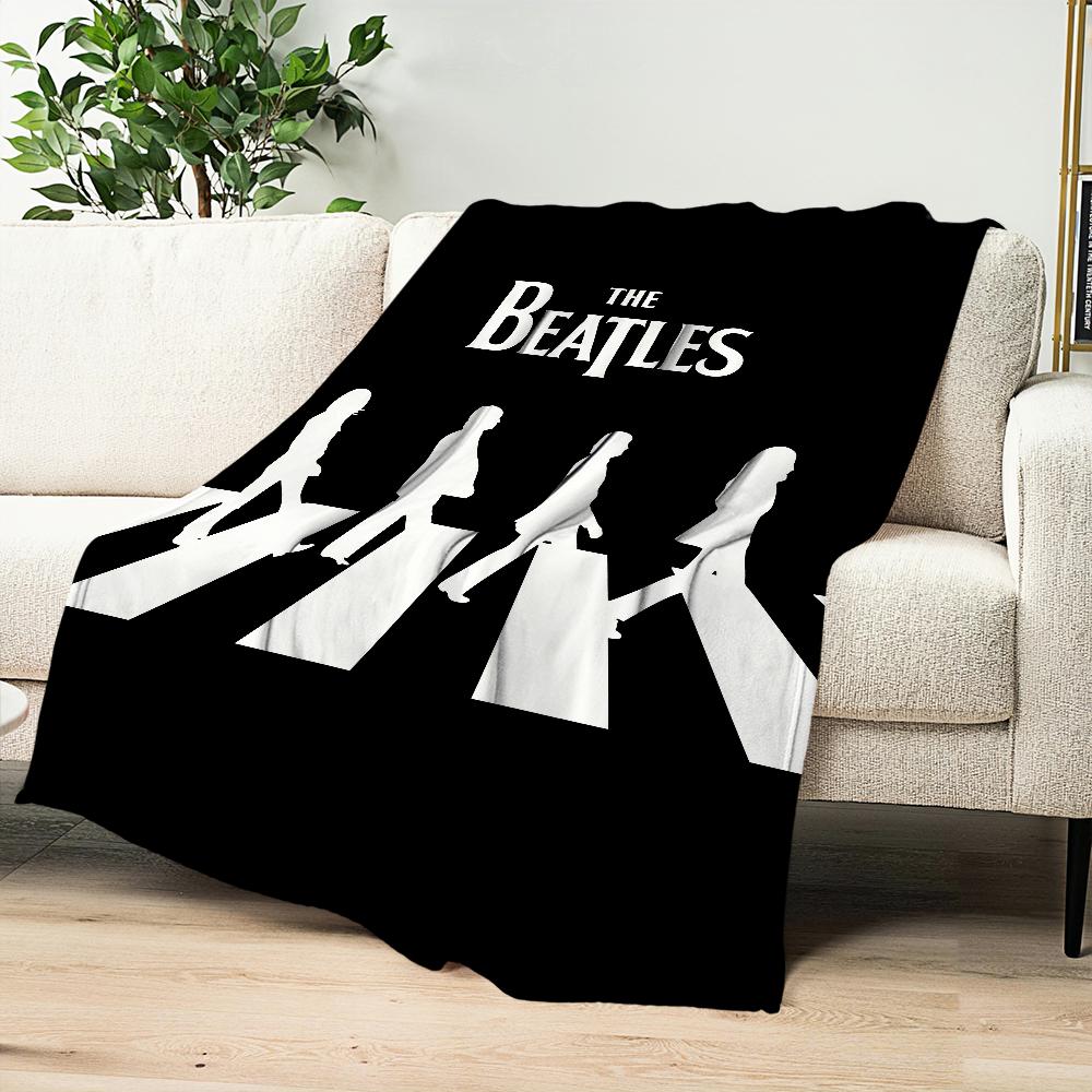 Music T-The Band B-Beatles Cool Blanket Blanket for Couch Sofa Travel Home Hiking Picni Bed Beding Flannel Blanket birthday gift