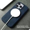 Magnetic Alcantara Suede Phone Case for iPhone 17 Pro Max Air 17 16 Pro 15 14 Plus 13 12  All-inclusive Wireless Charging Cover