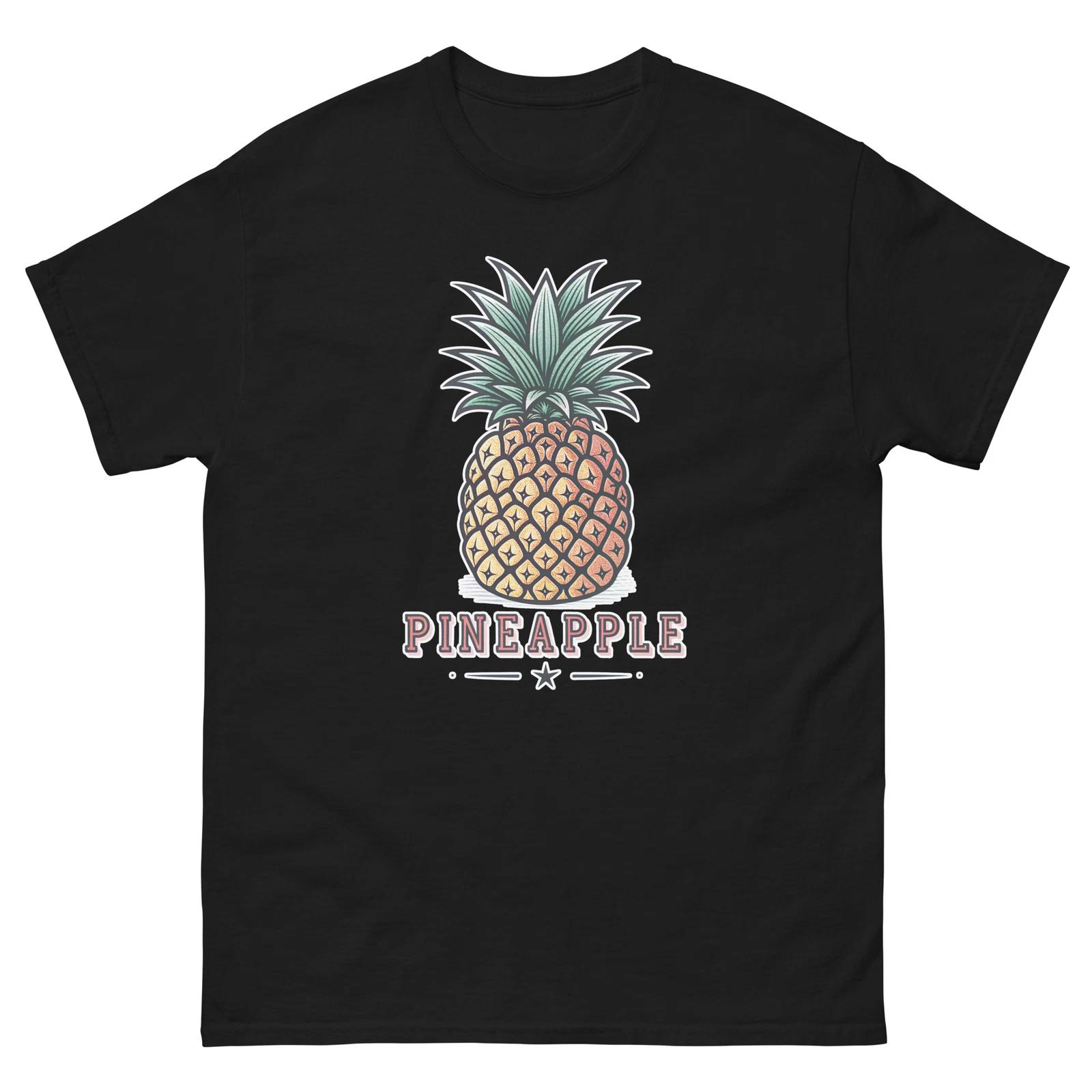 Pineapple Fruits Vegetables Fresh Food Groceries T-Shirt 2XL