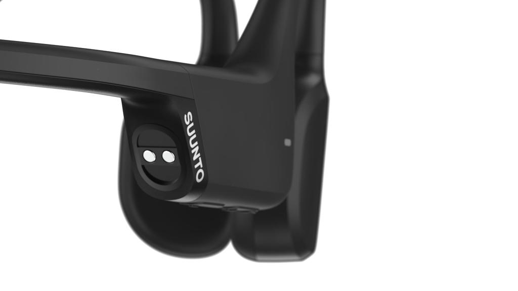 SUUNTO Bone Conduction Earphones SUUNTO SONIC BLACK Open Ear Technology Lightweight IP55 Waterproof Long Battery Outdoor Running