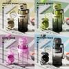 Portable Double Drinking Water Bottle With Straw For Sports And Travel