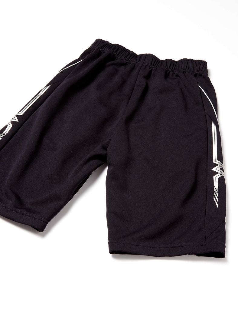 Mizuno Training Wear Size Deep Navy x S Warm-Up Shorts, Moisture-Wicking, Quick-Drying, Unisex, 14, Silver, 32JD8011,