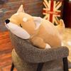 Long Cartoon Shiba Dog Plushie Pillow Stuffed Animals Pillows Cute for Sleeping Hugging Soft Toy Kids Adults Gift