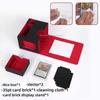 Card Deck Box with Dice Tray for MTG Cards120+ Card Storage Box Fits for TCG CCG PU Leather Strong Magnet Collectible Card Case