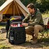 Spacious 40L Insulated Holder For Beach Outings Having Separate Storage Sections And Easy To Carry Design