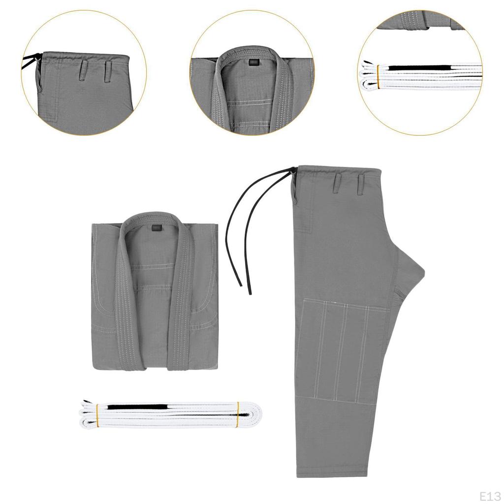 Brazilian Jiu Jitsu Gi Suit Breathable Polyester Cotton Sports Tournament Kimono