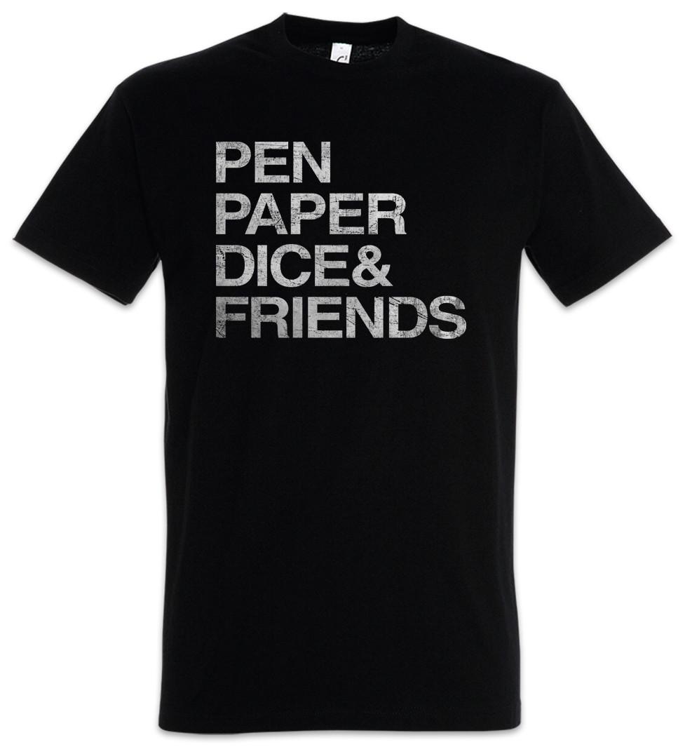 

Футболка Pen Paper Dice & Friends Мужская Женская Топ Подземелья Ларп Настольные Игры Драконы Ролевые Игры 3XL