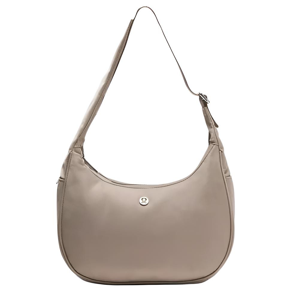 

Lululemon City Essentials 4L Brand Logo Recycled Nylon Shoulder Bag Women bags Warm-Gray LW9FRTS-070996 Warm Gray
