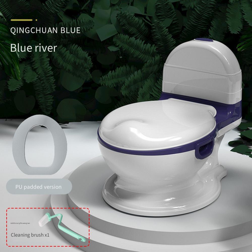 Kids Simulation Potty Toilet, Enlarged Baby Training Toilet for 0-3 Years Old, Boys Girls Potty Basin for Toilet Training