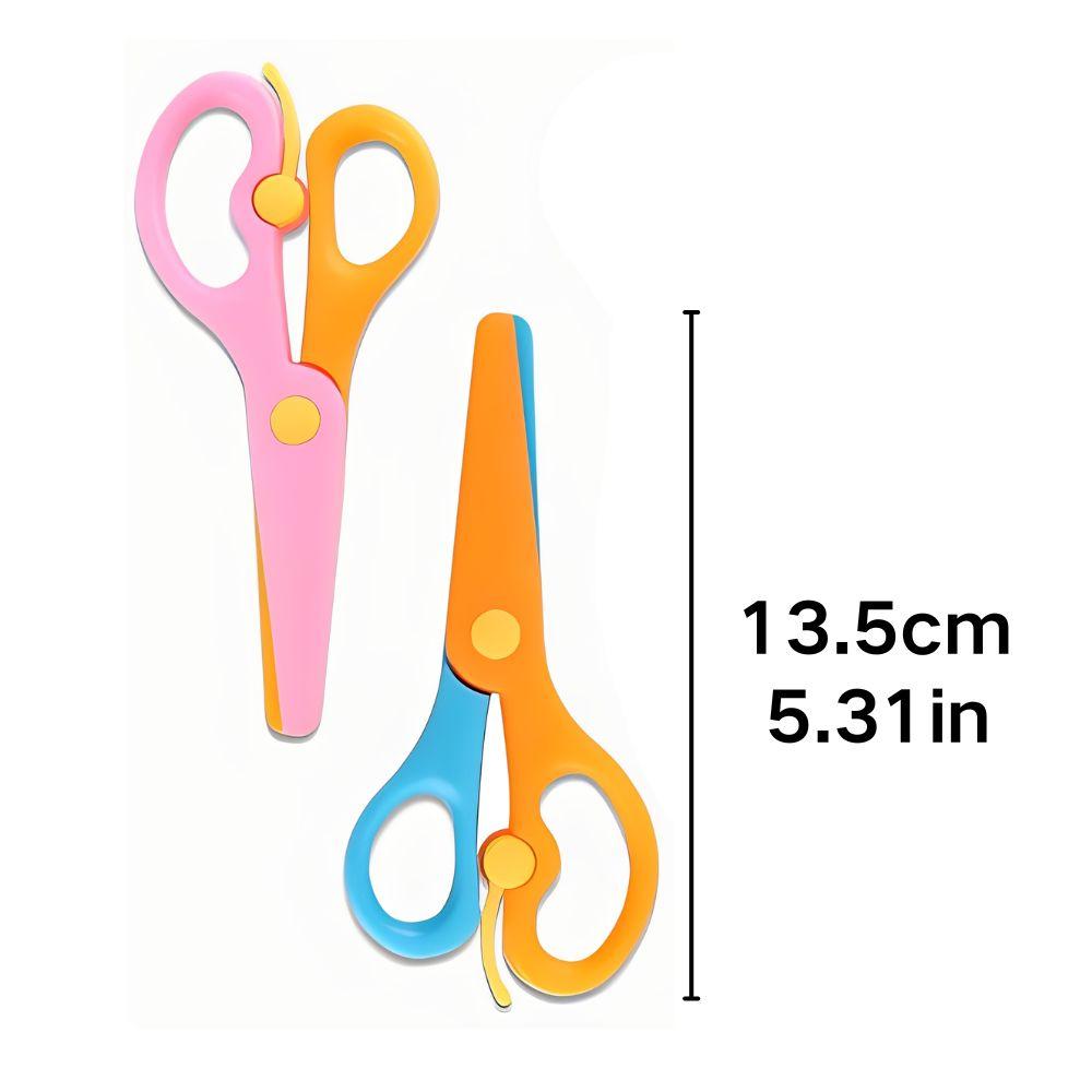 303pcs 11.8inch Multiple Colors Pipe Cleaners & Plastic Colorful Scissors DIY Art Twisting Stick Materials Kit Birthday Gift YMY