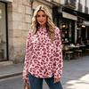 Women's Retro Polka Dot Top, Stylish Casual and Versatile Print for Everyday Wear