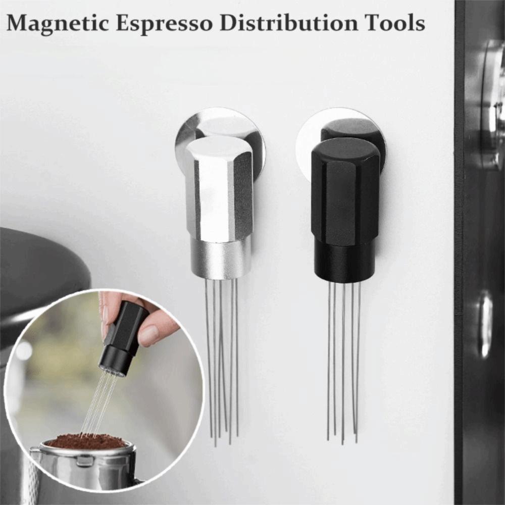 Magnetic Espresso Coffee Stirrer Stainless Steel Coffee Accessories Coffee Distributor WDT Tool Espresso Distribution