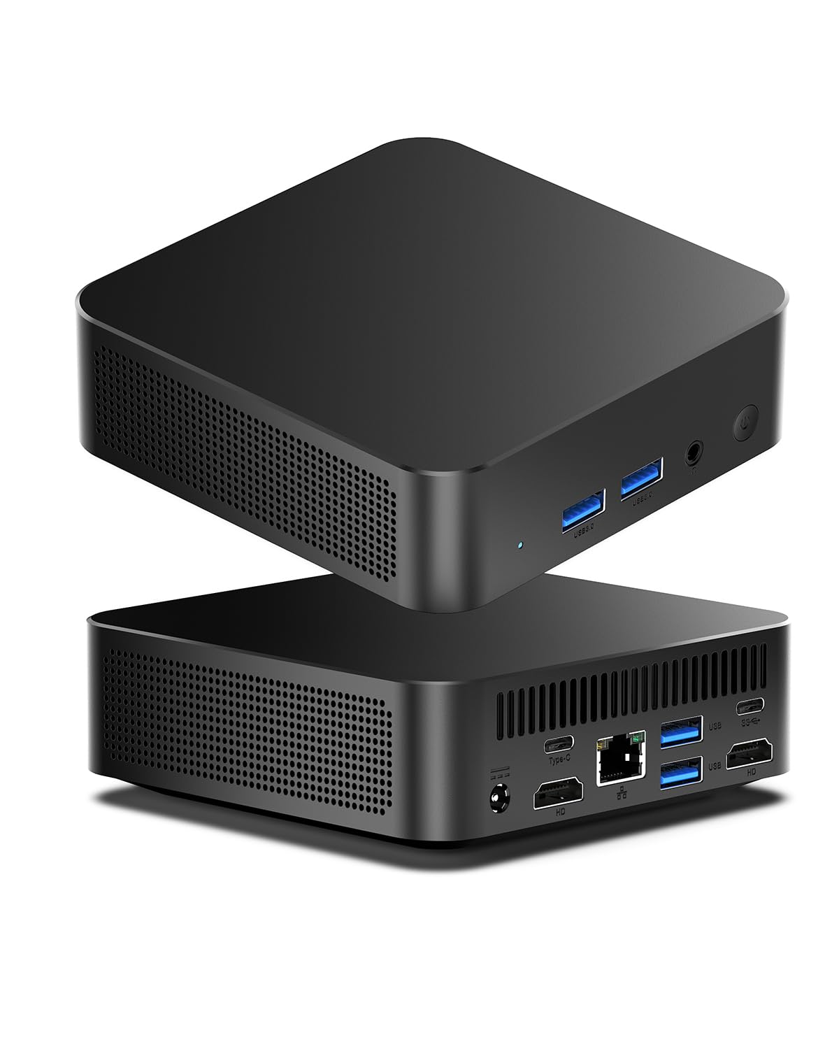 

Wingame Mini VESA Office Intel N100 Up to 3 Simultaneous Display Outputs Windows 11 SSD Support PC, Compatible, 2019, (4C4T), (40962160@60Hz), Pro, чорний