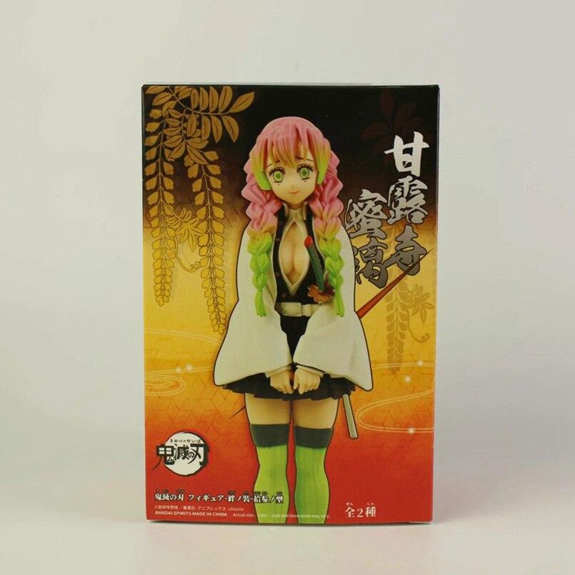 16cm Anime Demon Slayer Figure Demon Slayer Primary Color Kanroji Mitsuri Pvc Action Figure Collectible Model Toys Kid Gift