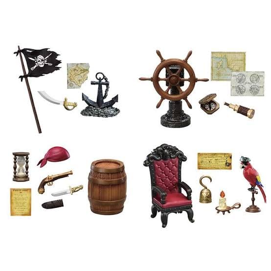 Petit Sample Series Captain Pirates CAPTAIN PIRATES 1 Unopened Tabletop Figure Miniature Dollhouse Pirate Aquarium Fish Tank Ocean Pirate Pirate Ship