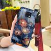 Ring Phone Holder Phone Case For Oukitel WP6 Elderly lady Fashion Lanyard Chinese style Kickstand Silicone Durable