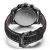 Megir Chronogragph Luksusmerke Kvarts Herreklokker Mote Skinn Sportsklokke Herre Luminous Army Militære armbåndsur