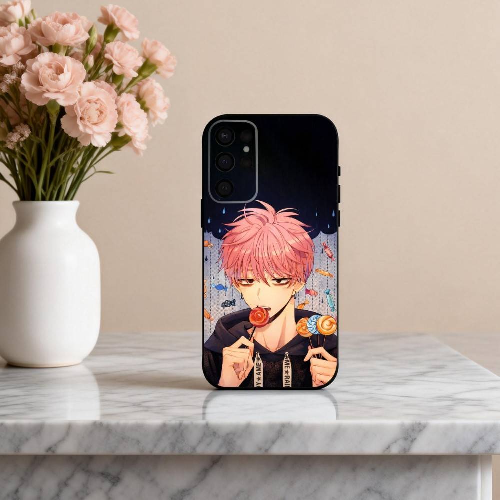 T-Tamon s B-Side-E Phone Case For Samsung S25,S24,S21,S22,S23,S30,Ultra,S20,Plus,Others Soft Black Cover