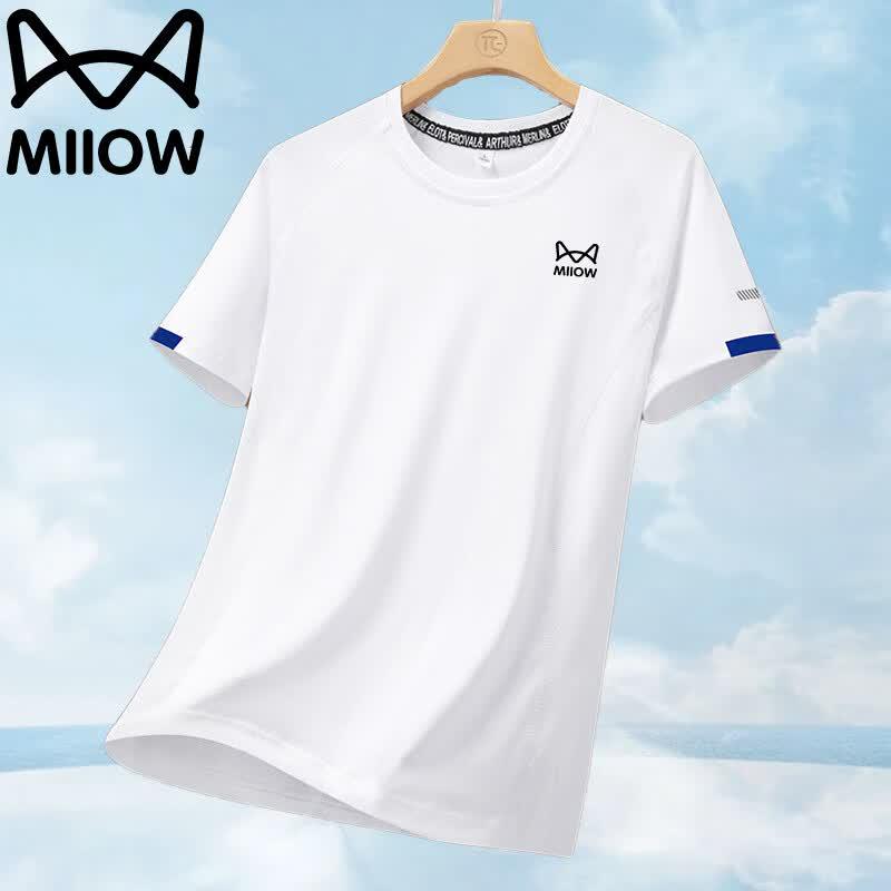 MiiOW Men s Summer Lightweight Cooling Quick-Dry Sport T-Shirt L