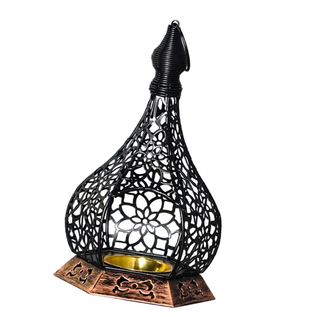 Elegant Gourd Design Candlestick Durability Metal Craftsmanships Candle Holder for Romantic Dinners Home Ambiances