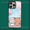 Cute BuBu D-DuDu Phone Case For iPhone 16,15,14,13,12,11,Plus,Pro,Max,Mini Soft Magesafe Magnetic Wireless Charge