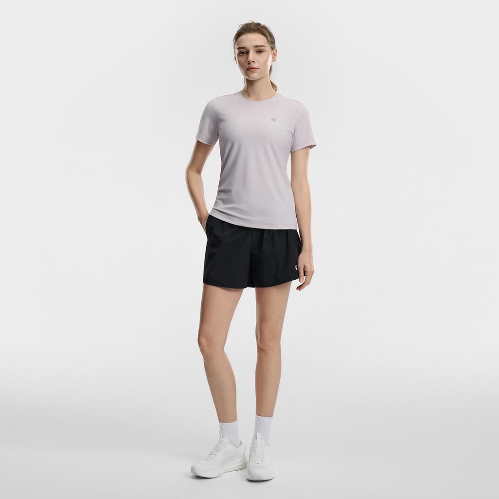 Fila Fitness Classic Basic Training Versatile Comfortable Loose Woven Sports Shorts Women shorts Black A51W621803FBK