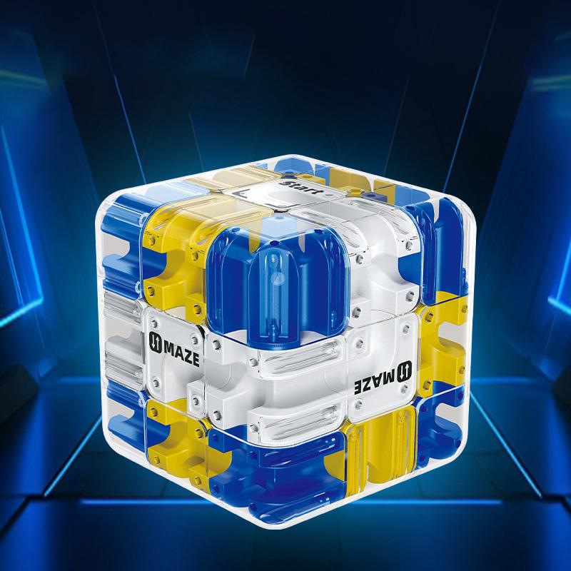 Kostka Magiczna Labirynt 3D Zabawki Fidget Kostka Inteligencji Kreatywna Łamigłówka Myślenie Logiczne Antystresowe Zabawki Edukacyjne dla Dzieci