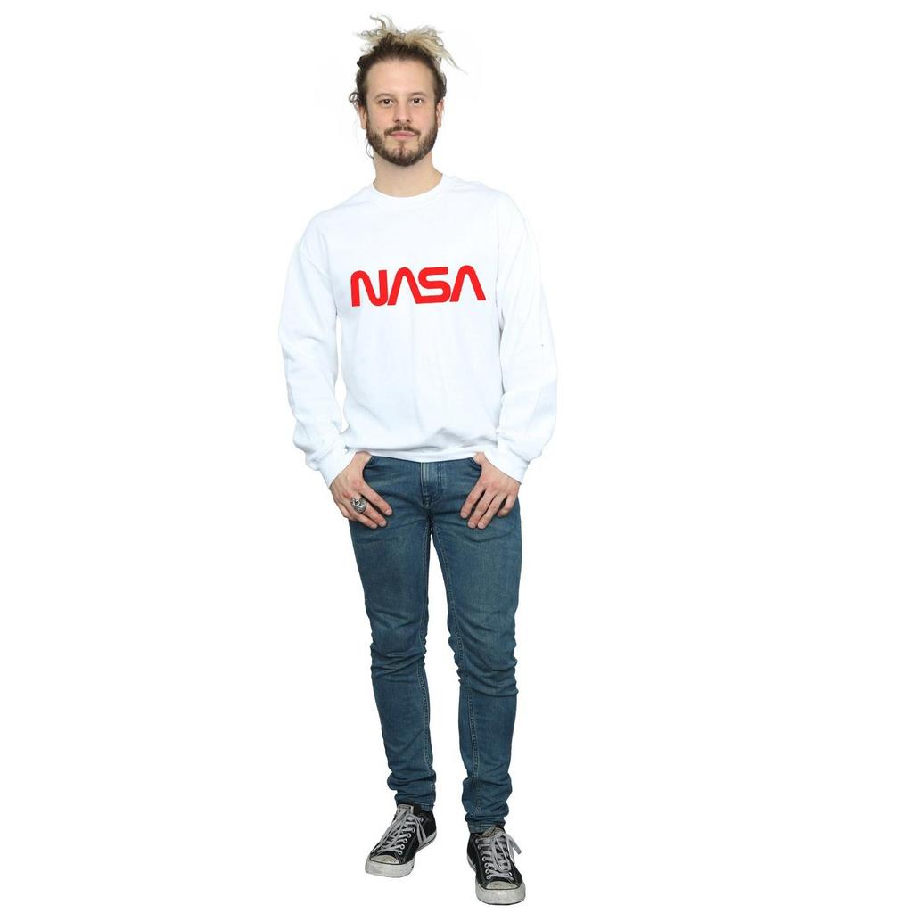 NASA Mens Modern Logo Sweatshirt