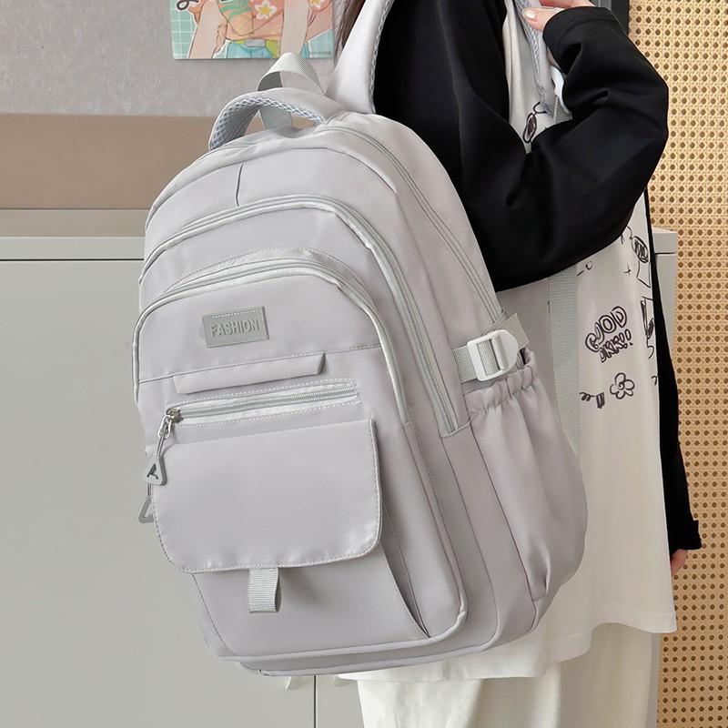 Schoolbag High Value Japanese Junior High School Large Capacity Schoolbag Female High School College Student Niche Backpack Simple Computer Backpack