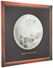 Lib Moon Space Fabric Panel 57cm Canvas Art Black Interior Decor Made Japan
