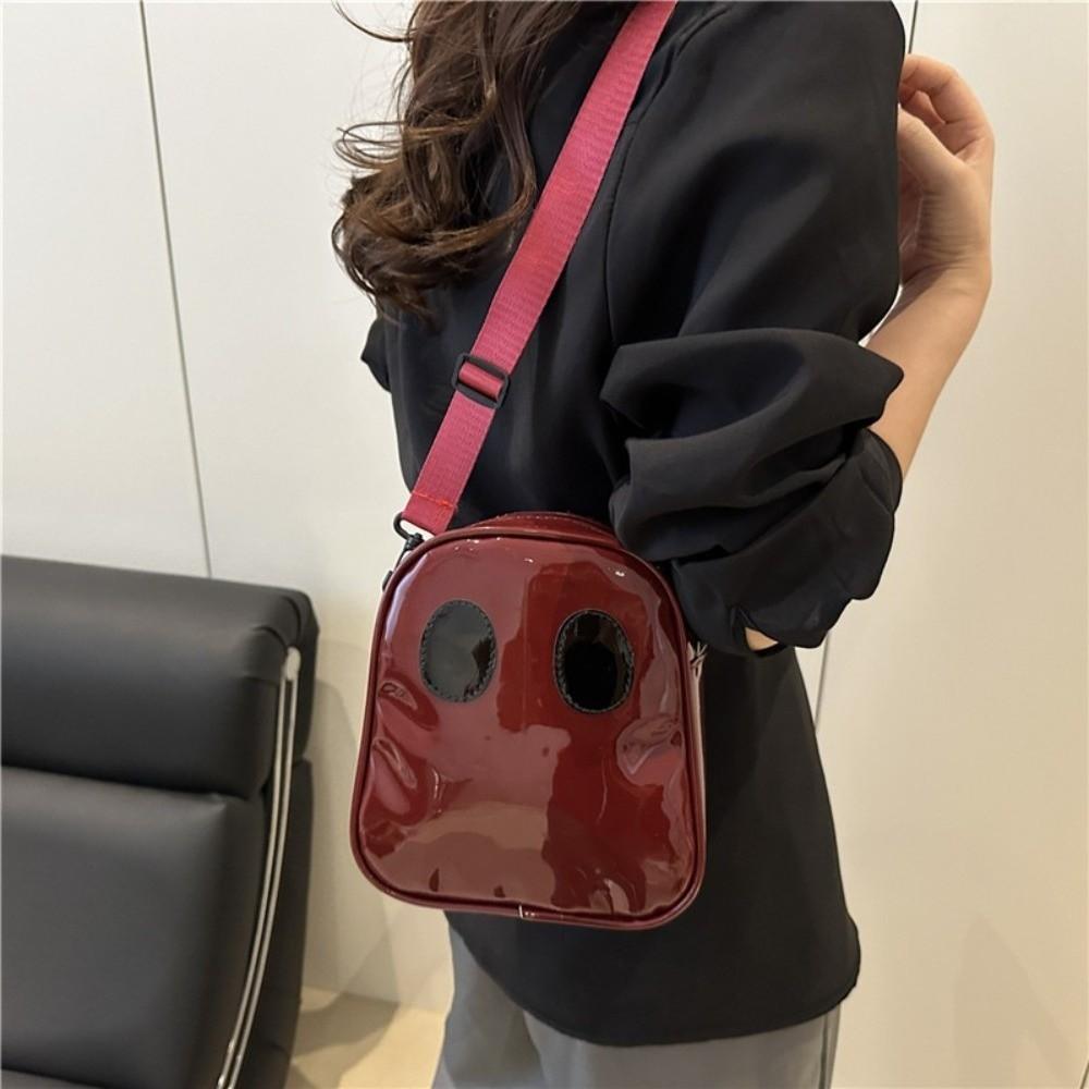 PU Halloween Ghost Bag Waterproof Crossbody Bag Novelty Clear Shoulder Bag  Kids Gifts