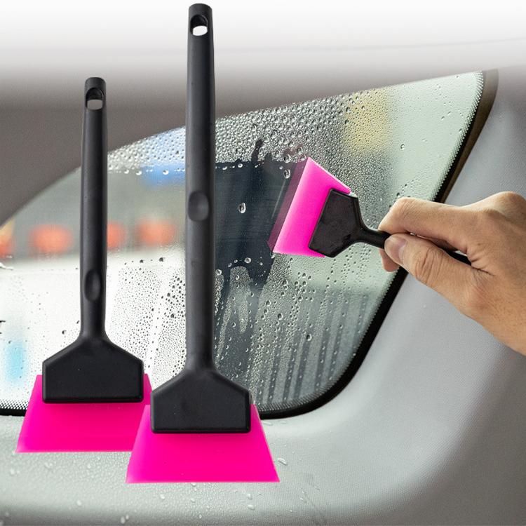 Small Film Scraper Handle Rubber Window Tint Squeegee Windshield Glass Mirror Cleaning Wiper Window Film Tools