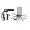 1000W 36V 48V Brushless Speed Motor Controller LCD Display Throttle with Lock for Electric Bike