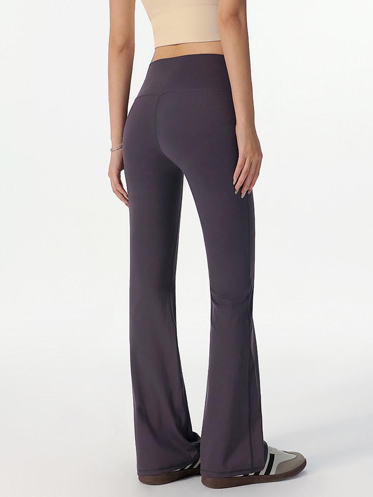 High-Waisted Flared Yoga Pants - Butt-Lifting, Camel Toe-Free, Perfect for Dance, Running, and Pilates.