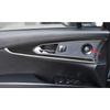 For Lincoln MKZ 2014-2020 ABS Carbon Fiber Inner Door Speaker Sound Ring Trim 4X