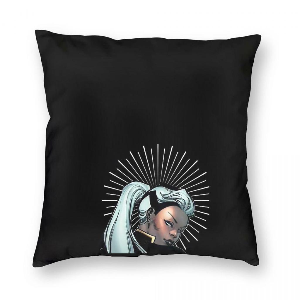 XMen Ororo Munroe Square Pillowcase Polyester Linen Velvet Printed Zip Decorative Pillow Case Sofa Cushion Cover