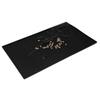 Silicone Non-slip Dog Food Feeding Mat, Waterproof Pet Food Mat for Cat & Dog Bowl Placemat, 24" X 16", Black