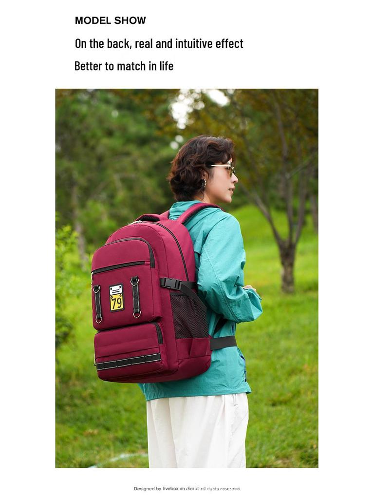 Durable Unisex Outdoor Commuting Backpack – Lightweight, Scratch & Wear Resistant with Large Capacity