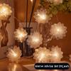 3M LED Fiber Optic Fairy Light Battery-operated Garland Christmas Decoration Party New Year's Decor Artificial Flowers Festoon