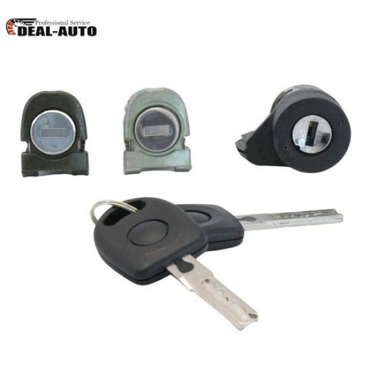 Ignition Switch Steering Lock Locking Cylinder Set For VW BEETLE GOLF Jetta