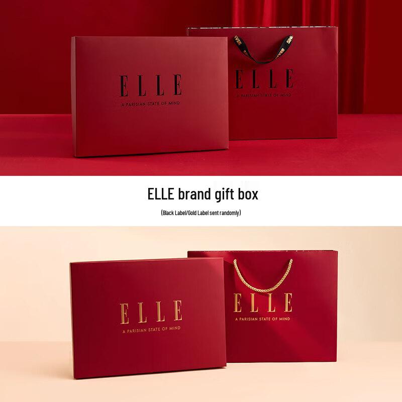 ELLE Unisex Pure Wool Scarf and Shawl Gift Set