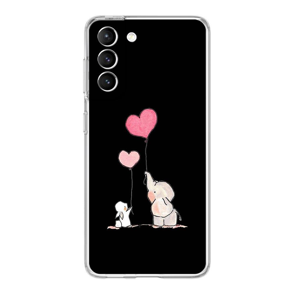 

Чехол для телефона в парном стиле с рисунком для Samsung Galaxy S24 S23 S22 S20 Ultra S21 FE 5G S10 S9 Plus S10E S8, мягкий силиконовый прозрачный чехол Samsung S21Ultra