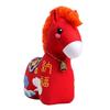 Stuffed Animal Chinese Horse Mascot Embroidery New Year Blessing Souvenir  Festival Decoration