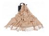 White Cashmere Scarf: Thickened, Solid Color, Versatile for Women & Men, Perfect for Autumn & Winter