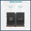 Fuel Door Trunk Lid Open Button Switch, Fuel Tank Door Trunk Lid Release Button Switch No.3C0959903B/3C0959903BREH for VW CC 2009-2017 Black, 1 Pc