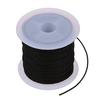 24m Black Stretch Elastic Line Round Beading Cord String Rope Thread Spool Wire